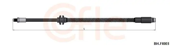 COFLE 92BHFI003 Шланг тормозной передн CITROEN