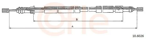 COFLE 106026 Трос