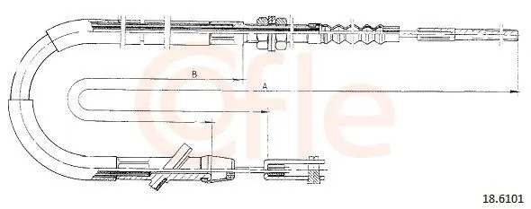 COFLE 186101 Трос