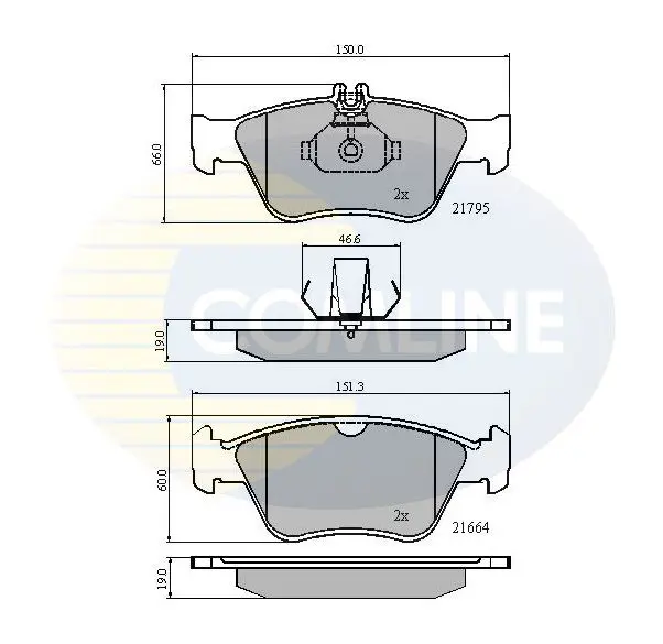 CBP0274 КОЛОДКИ MER C CLASS 94 
