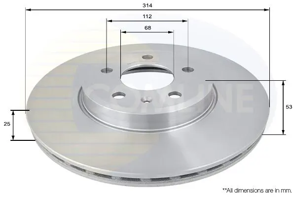 ADC1476V ДИСК ТОРМ Audi A4 07 > (С
