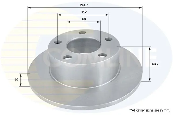 ADC1427 ДИСК ТОРМ AUDI 100 C4/A6 C4/C5