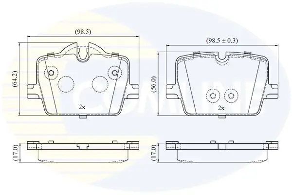 CBP02865 колодки тормозные дисковые ! \BMW 3 330 d 19>, 3 330 d Mild Hybrid 20>, 3 330 d Mil