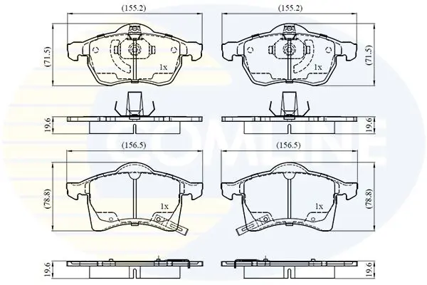 CBP3583 КОЛОДКИ ПЕР OPL ASTRA G 98 