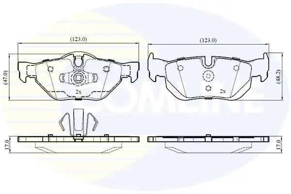 CBP02787 КОЛОДКИ ТОРМОЗНЫЕ