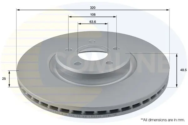 ADC1242V ДИСК ТОРМ Ford Focus 05 >,