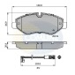 CBP21555 КОЛОДКИ ПЕР VW CRAFTER