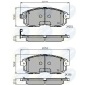 CBP32025 КОЛОДКИ ПЕР NIS TEANA 2.0-3.5