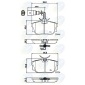 CBP11151 КОЛОДКИ ЗАД VW T4 97-/SHARAN
