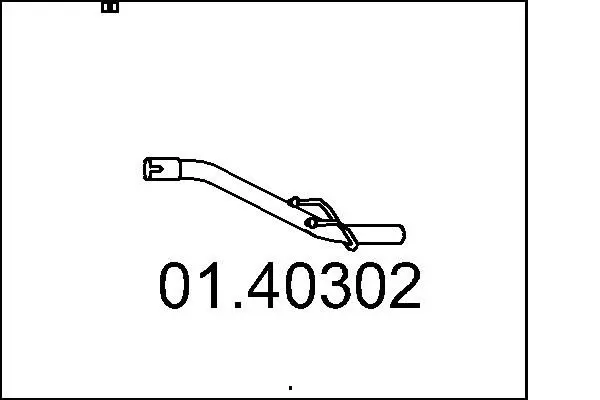 01.40302 Труба выхлопного газа