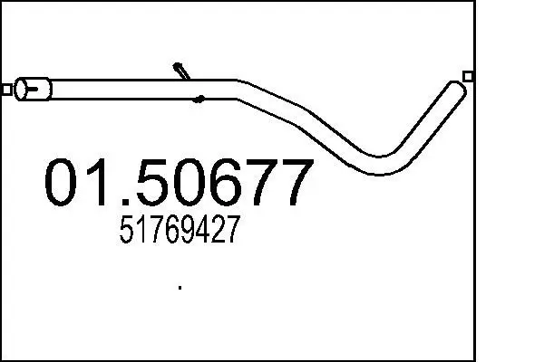 01.50677 Средний глушитель выхлопных