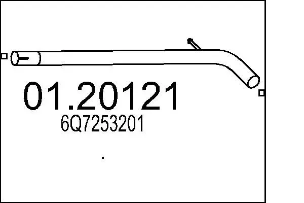 01.20121 Труба выхлопного газа