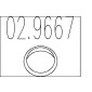 029667 Уплотнительное кольцо, труба