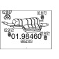 0198460 Глушитель выхлопных газов