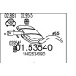 0153540 Средний глушитель выхлопных