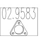 029583 Прокладка, труба выхлопного