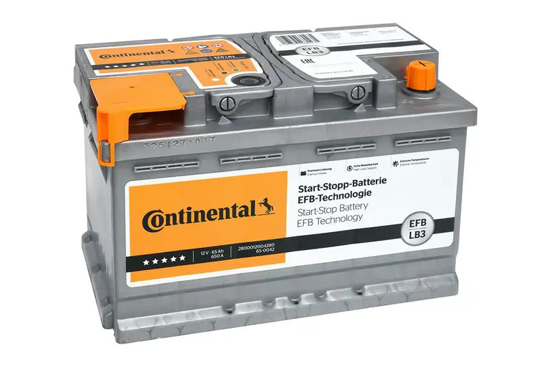 CONTINENTAL 2800012004280 Стартерная аккумуляторная