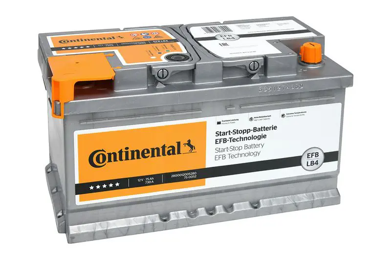CONTINENTAL 2800012005280 Стартерная аккумуляторная
