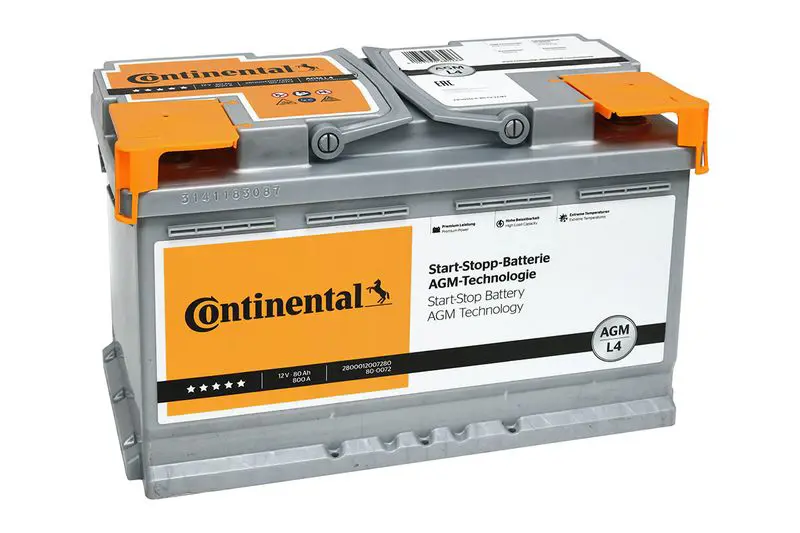 CONTINENTAL 2800012007280 Стартерная аккумуляторная
