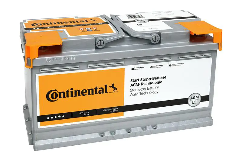CONTINENTAL 2800012008280 Стартерная аккумуляторная