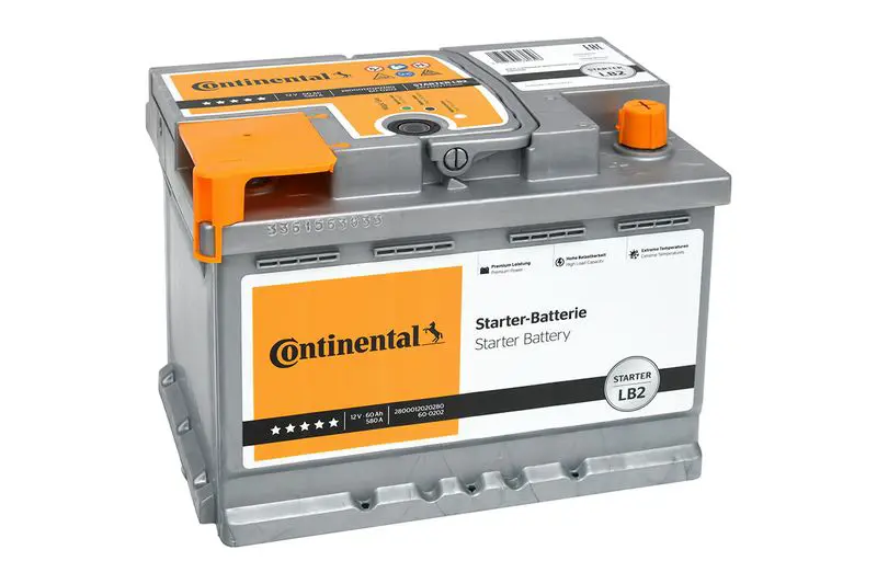 CONTINENTAL 2800012020280 Стартерная аккумуляторная