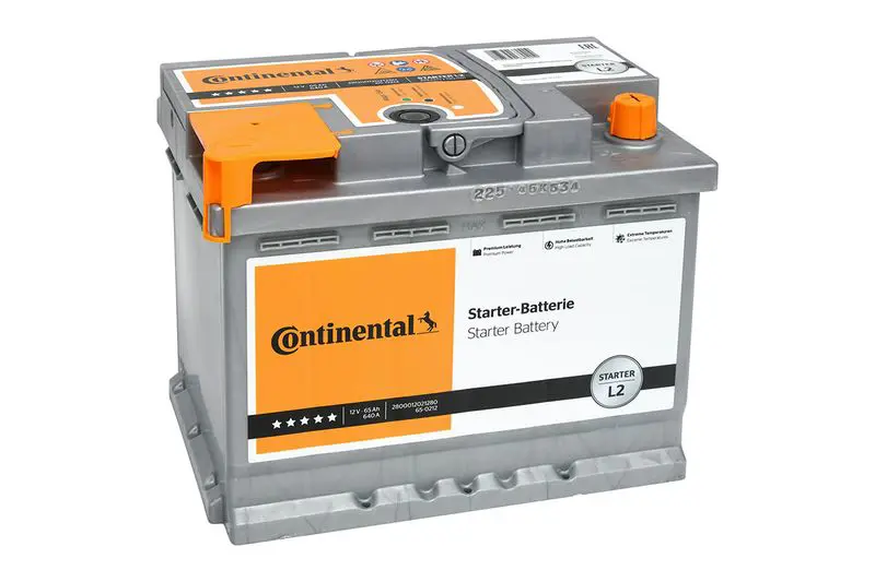 CONTINENTAL 2800012021280 Стартерная аккумуляторная