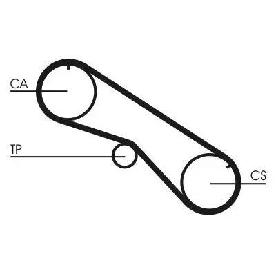 CONTINENTAL CT818 Ремень ГРМ