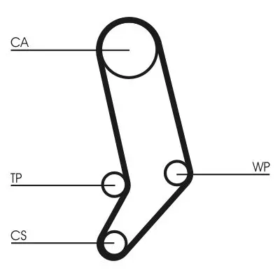 CONTINENTAL CT939K4 Комплект ремня ГРМ