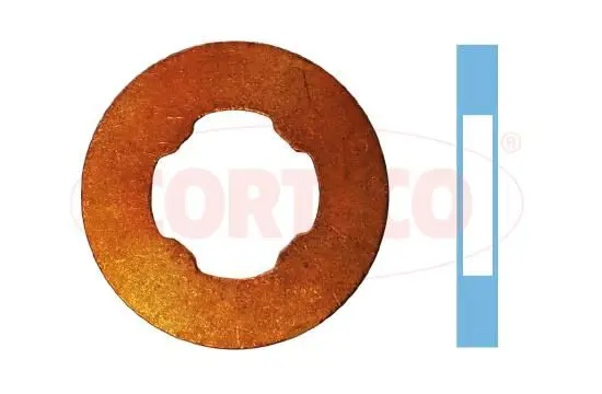 CORTECO 49430609 Прокладка, корпус форсунки