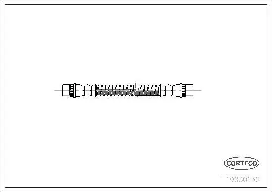 CORTECO 19030132 Шланг тормозной CITROEN: C5