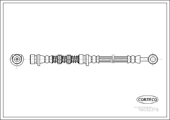 19032319 Шланг тормозной LAND ROVER: