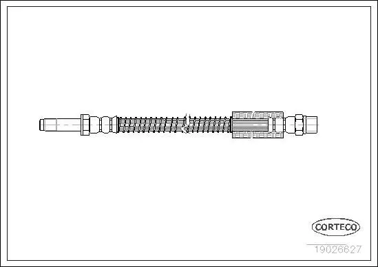 19026627 Шланг тормозной VOLVO: C70 I