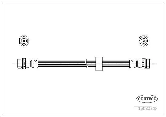 CORTECO 19033508 Шланг тормозной MAZDA: TRIBUTE