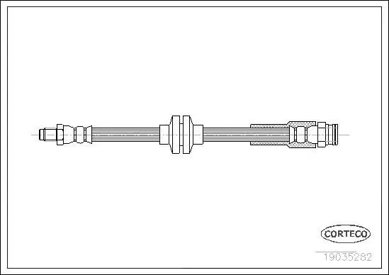 CORTECO 19035282 Шланг тормозной CITROEN: