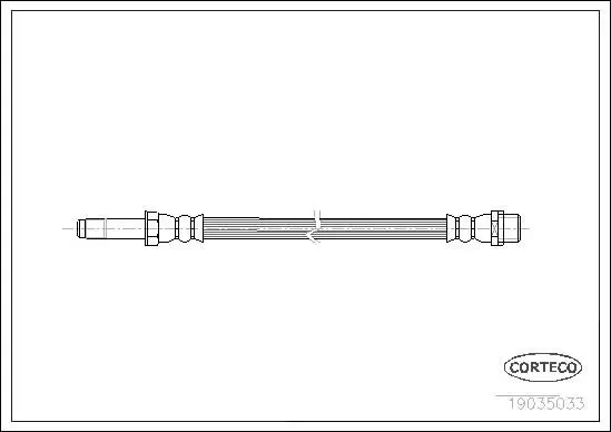 19035033 Шланг тормозной TOYOTA:
