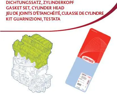 418365P Zestaw uszczelek silnika