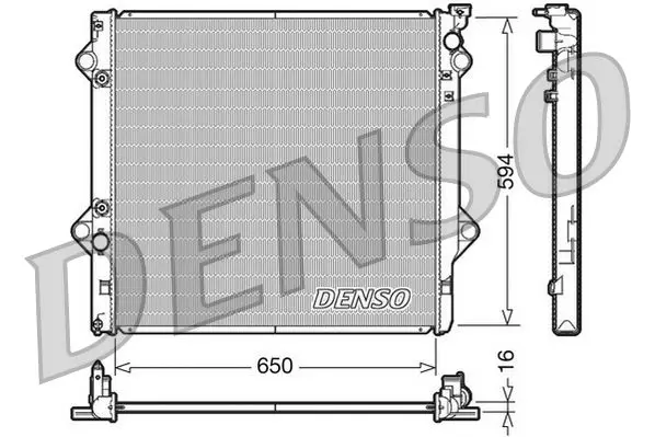 DRM50036 Радиатор системы охлаждения