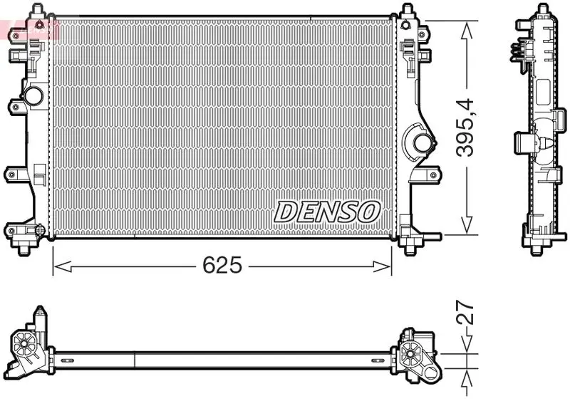 Denso DRM50013 Радиатор системы охлаждения