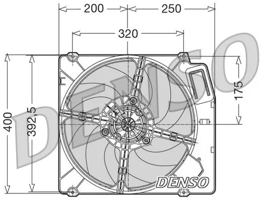 DEA33002 Мотор печки LAND ROVER