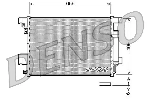 Denso DCN21001 Радиатор кондиционера CITRO?N: