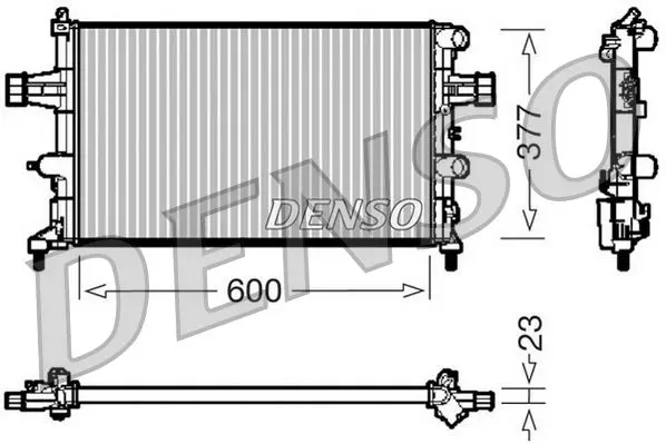 DRM40105 Радиатор системы охлаждения