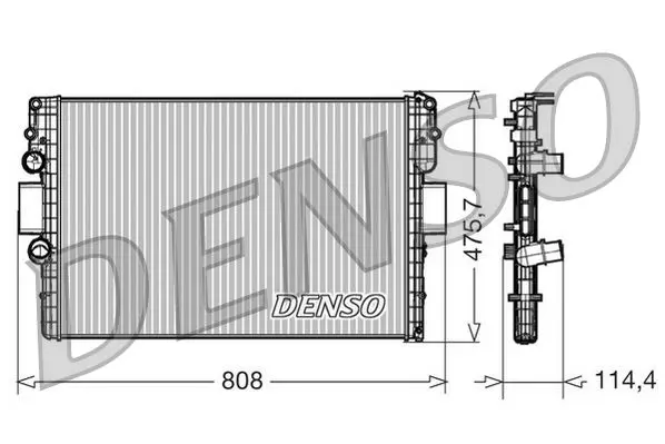 DENSO DRM41001 Теплообменник