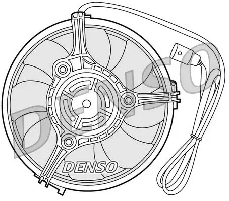 DENSO DER02001 Вентилятор радиатора