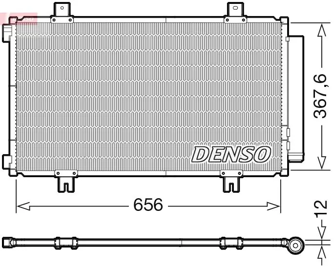 DENSO DCN32060 РАДИАТОР КОНДИЦИОНЕРА AUDI A4