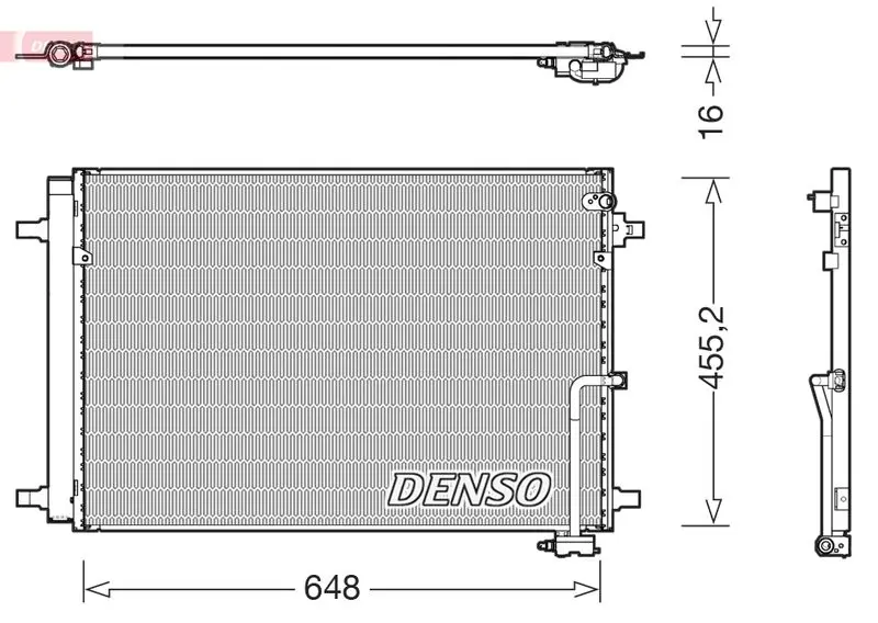 DENSO DCF510P Фильтр, воздух во внутренном