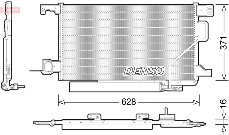 DENSO DCN10036 Конденсатор, кондиционер