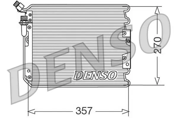 DCN20029 Конденсор OPEL: VECTRA B 1 6 2
