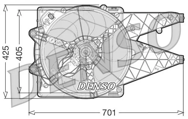DENSO DER09101 Вентилятор радиатора