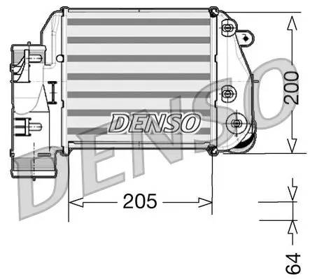 DENSO DIT02025 Теплообменник