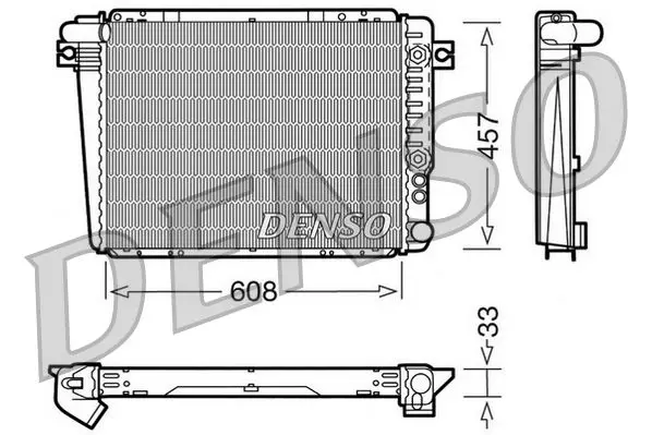 DENSO DRM02022 Теплообменник